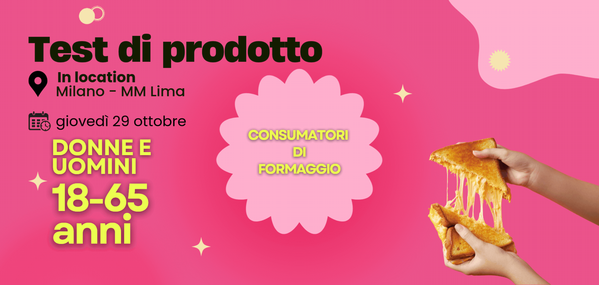 Donne e uomini 18-65 anni consumatori di formaggio
